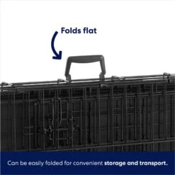 Frisco Heavy Duty Fold & Carry Double Door Collapsible Wire Dog Crate -Dog - Cat Shop 109789 PT5. AC SS1800 V1667228785