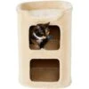 Frisco 24-in 2-Story Faux Fur Cat Condo