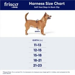 Frisco Small Breed Soft Vest Step In Back Clip Dog Harness -Dog - Cat Shop 139821 PT2. AC SS1800 V1673964206