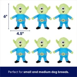 Frisco Flying Saucer & Aliens Hide & Seek Puzzle Plush Squeaky Dog Toy -Dog - Cat Shop 152812 PT2. AC SS1800 V1691776643