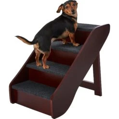 Frisco Deluxe Foldable Wooden Carpeted Cat & Dog Stairs -Dog - Cat Shop 156781 PT4. AC SS1800 V1569621467