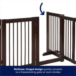 Frisco Deluxe Configurable 4-Panel Wood Dog Gate -Dog - Cat Shop 156793 PT3. AC SS1800 V1666119014