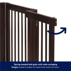 Frisco Deluxe Configurable 4-Panel Wood Dog Gate -Dog - Cat Shop 156793 PT4. AC SS1800 V1666119140