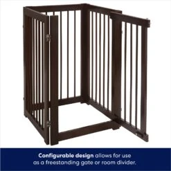 Frisco Deluxe Configurable 4-Panel Wood Dog Gate -Dog - Cat Shop 156793 PT5. AC SS1800 V1671203001