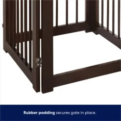 Frisco Deluxe Configurable 4-Panel Wood Dog Gate -Dog - Cat Shop 156793 PT7. AC SS1800 V1671203056