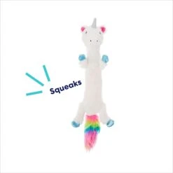 Frisco Unicorn Skinny Plush Squeaky Dog Toy -Dog - Cat Shop 174713 PT2. AC SS1800 V1695670691