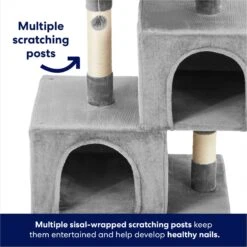 Frisco 33-in Faux Fur Cat Tree & Condo -Dog - Cat Shop 180389 PT2. AC SS1800 V1667227240