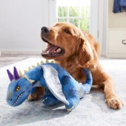 Frisco Mythical Mates Bluefoot The Blue Dragon Plush Squeaky Dog Toy 5 Frisco Mythical Mates Bluefoot The Blue Dragon Plush Squeaky Dog Toy -Dog - Cat Shop 204487 PT2. AC SS1800 V1583271230