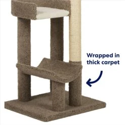 Frisco 69-in Real Carpet Wooden Cat Tree -Dog - Cat Shop 208926 PT2. AC SS1800 V1667228667