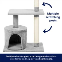 Frisco 38-in Cat Tree With Condo, Top Perch & Toy -Dog - Cat Shop 214377 PT3. AC SS1800 V1667227088