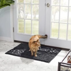 Frisco Microfiber Chenille Paw Print Doormat -Dog - Cat Shop 235886 PT4. AC SS1800 V1606833847