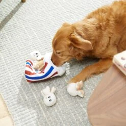 Frisco Zoomies & Chill Popcorn Hide & Seek Puzzle Plush Squeaky Dog Toy -Dog - Cat Shop 241679 PT6. AC SS1800 V1610756768