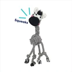 Frisco Zebra Rope Squeaky Dog Toy -Dog - Cat Shop 242163 PT2. AC SS1800 V1691785246