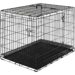 Frisco Heavy Duty All-in-1 Multi-Stage 3 Door Collapsible Wire Dog Crate -Dog - Cat Shop 247915 PT7. AC SS1800 V1611872185