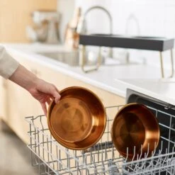 Frisco Copper Stainless Steel Elevated Foldable Double Dog & Cat Bowls -Dog - Cat Shop 253060 PT7. AC SS1800 V1616595568