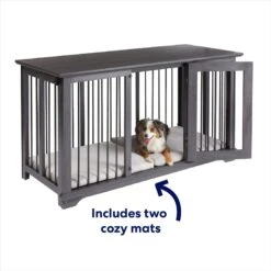 Frisco "Broadway" Dog Crate Credenza & Mat Kit -Dog - Cat Shop 255324 PT3. AC SS1800 V1667228425