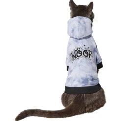 Frisco Woof Tiedye Print Dog & Cat Hoodie -Dog - Cat Shop 267986 PT3. AC SS1800 V1637685733
