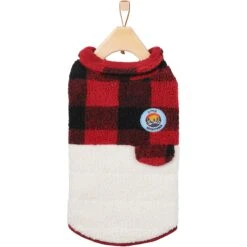 Frisco Mediumweight Red Plaid Insulated Dog & Cat Sherpa Coat -Dog - Cat Shop 268320 PT4. AC SS1800 V1628741540