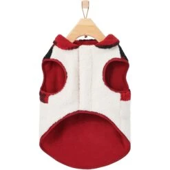 Frisco Mediumweight Red Plaid Insulated Dog & Cat Sherpa Coat -Dog - Cat Shop 268320 PT5. AC SS1800 V1628779328