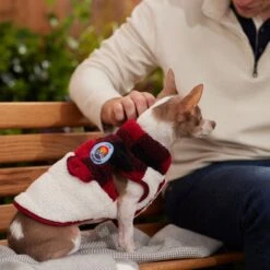 Frisco Mediumweight Red Plaid Insulated Dog & Cat Sherpa Coat -Dog - Cat Shop 268320 PT8. AC SS1800 V1629836573