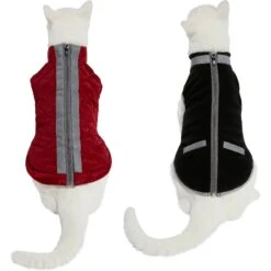 Frisco Mediumweight Reflective 2-in-1 Dog & Cat Fleece Coat -Dog - Cat Shop 268359 PT2. AC SS1800 V1628792312