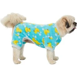 Frisco Dog & Cat Cozy Plush Fleece PJs, Rubber Ducky -Dog - Cat Shop 268465 PT2. AC SS1800 V1637726847