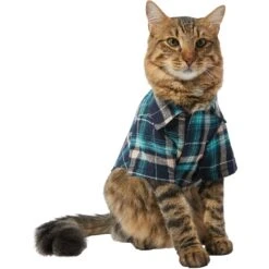 Frisco Multi-Plaid Dog & Cat Flannel Shirt -Dog - Cat Shop 268588 PT3. AC SS1800 V1637675820