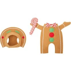 Frisco Front Walking Gingerbread Dog & Cat Costume -Dog - Cat Shop 276156 PT4. AC SS1800 V1631569278