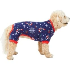 Frisco Snowy Nights Dog & Cat Cozy Polar Fleece PJs -Dog - Cat Shop 276448 PT3. AC SS1800 V1637674030