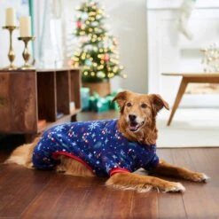 Frisco Snowy Nights Dog & Cat Cozy Polar Fleece PJs -Dog - Cat Shop 276448 PT5. AC SS1800 V1637672189