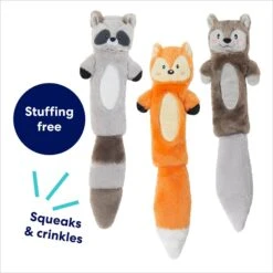 Frisco Forest Friends Stuffing-Free Skinny Plush Squeaky Dog Toy -Dog - Cat Shop 286571 PT2. AC SS1800 V1695760988