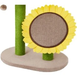 Frisco Sunflower Cat Scratching Post, Two Post With Lounger -Dog - Cat Shop 296688 PT2. AC SS1800 V1632856031