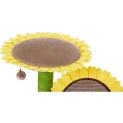 Frisco Sunflower Cat Scratching Post, Two Post With Lounger -Dog - Cat Shop 296688 PT3. AC SS1800 V1632855992