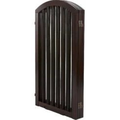 Frisco Arch 4-Panel Solid Wood Dog Gate -Dog - Cat Shop 305152 PT3. AC SS1800 V1639669050