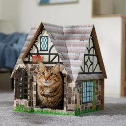 Frisco Tudor House Cardboard Cat House 10 Frisco Tudor House Cardboard Cat House -Dog - Cat Shop 308815 PT4. AC SS1800 V1696968878