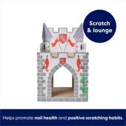 Frisco Castle Cardboard Cat House, 2-Story -Dog - Cat Shop 308822 PT2. AC SS1800 V1689354927