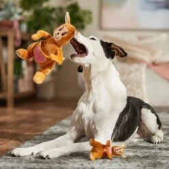 Frisco Valentine Kangaroo & Joey Plush Squeaky Dog Toy -Dog - Cat Shop 312899 PT3. AC SS1800 V1701364918