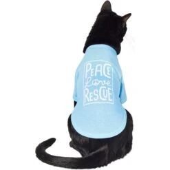 Frisco Peace Love Rescue Dog & Cat T-Shirt -Dog - Cat Shop 315068 PT2. AC SS1800 V1646351611