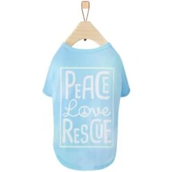 Frisco Peace Love Rescue Dog & Cat T-Shirt -Dog - Cat Shop 315068 PT4. AC SS1800 V1646350198