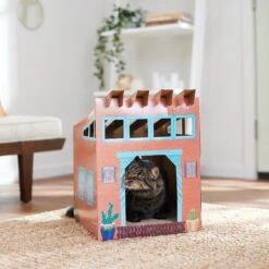 Frisco Southwestern House Cardboard Cat House -Dog - Cat Shop 317739 PT3. AC SS1800 V1642099125