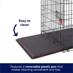 Frisco XX-Large Heavy Duty Enhanced Lock Double Door Wire Dog Crate, Fold & Carry Wire Dog Crate & Mat Kit, 54" -Dog - Cat Shop 318116 PT4. AC SS1800 V1634155019