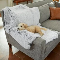Frisco Sofa Pet Bed With Removable Cover & Frisco Eyelash Cat & Dog Blanket -Dog - Cat Shop 319504 PT8. AC SS1800 V1630629098