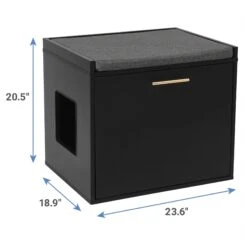 Frisco Drop Down Door Bench Cat Litter Box Cover -Dog - Cat Shop 322629 PT2. AC SS1800 V1653488860