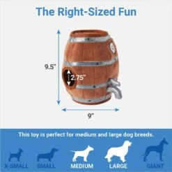 Frisco Beer & Keg Plush Squeaky Dog Toy, 4 Count -Dog - Cat Shop 327047 PT2. AC SS1800 V1648563981