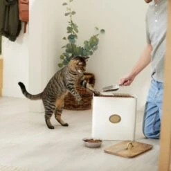 Frisco Premium Airtight Dog & Cat Food Storage Canister With Scoop -Dog - Cat Shop 331486 PT3. AC SS1800 V1657656891