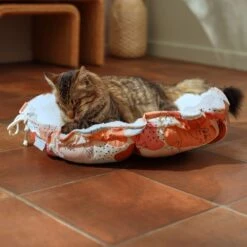 Frisco Calico Cat Design Adjustable Cat Bolster Bed