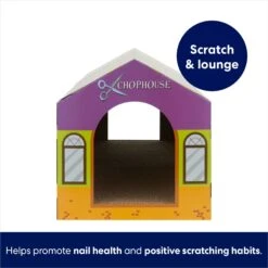 Frisco Halloween A-Paw-Thecary & Chop House Cardboard Cat House With Catnip -Dog - Cat Shop 344002 PT2. AC SS1800 V1689878549