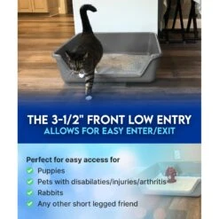 Shirley K's Senior Cat Litter Box, X-Large -Dog - Cat Shop 347408 PT7. AC SS1800 V1679682948