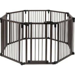 Frisco Wood & Metal 8-Panel Configurable Gate & Playpen -Dog - Cat Shop 352629 PT3. AC SS1800 V1657657094