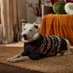 Frisco Gray Chevron Print Dog & Cat Sweater -Dog - Cat Shop 353555 PT7. AC SS1800 V1660749506